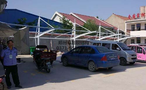 開封蘭考縣小宋衛生院膜結構車棚