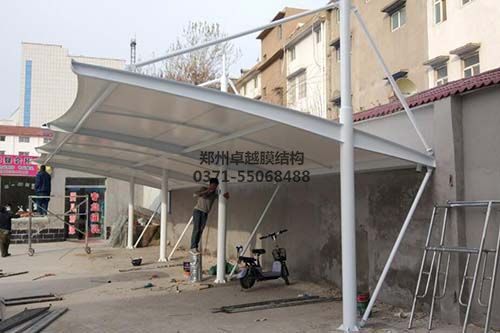 開封蘭考縣桐鄉衛生院膜結構車棚
