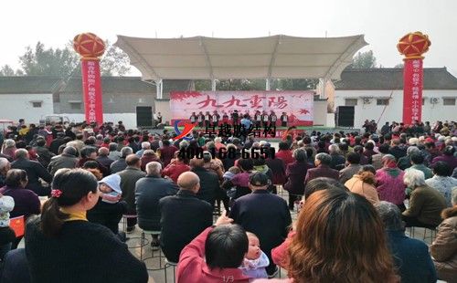 焦作武陟東水寨村膜結構看臺/舞臺項目工程動態