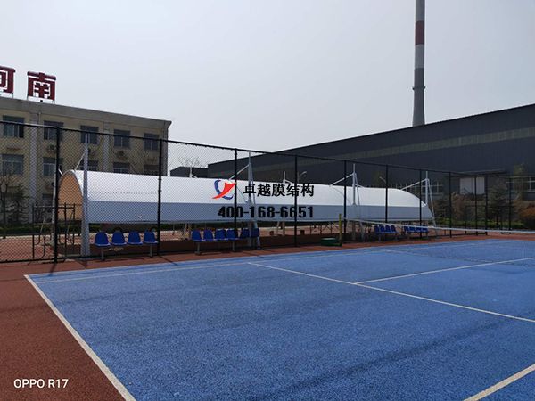 卓越鶴壁鏈條廠膜結構車棚/頂棚項目工程動態