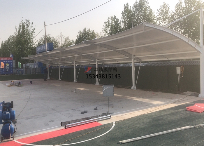新鄉廉政教育基地膜結構車棚