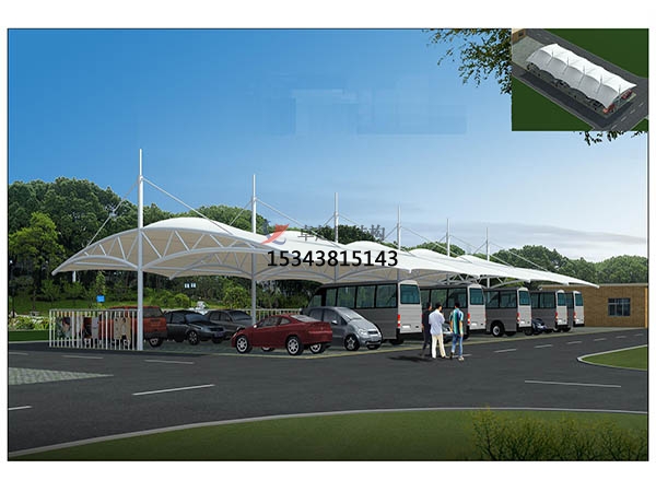 張拉膜車棚的節(jié)點(diǎn)設(shè)計