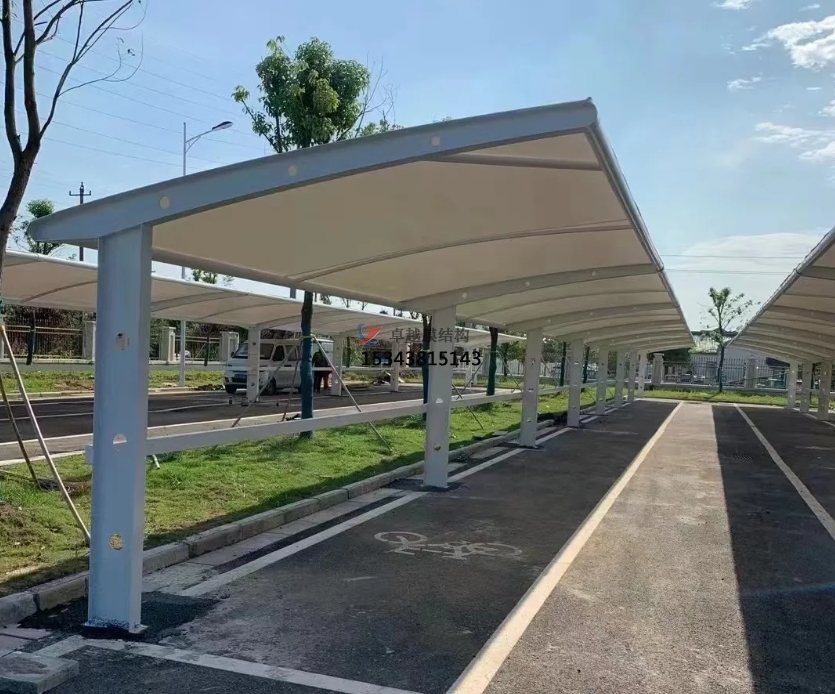陽泉充電樁車棚——陽泉膜結構公司【專業廠家】