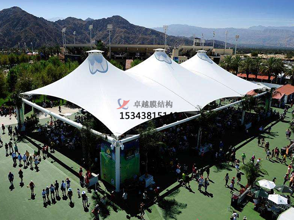 賀州膜結構公司【張拉膜門球場雨棚】賀州膜結構廠家